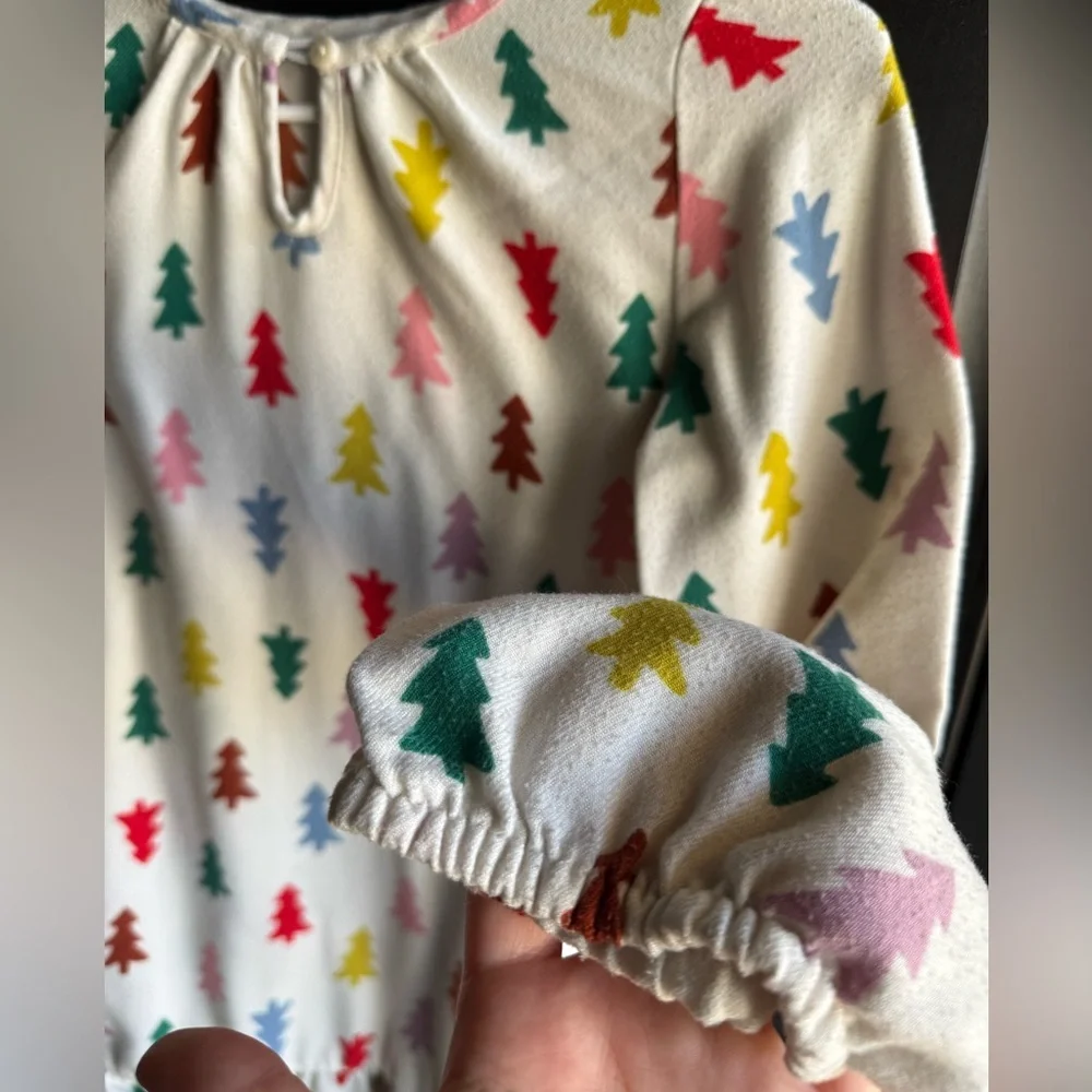 Hanna Andersson girls Winter sleepwear long sleeve pajama dress Bundle Size 10 - Picture 4 of 16